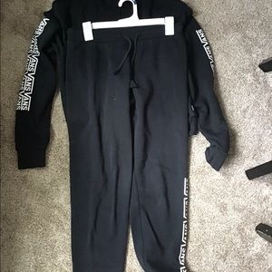 Girls 2 piece Vans track suit. Fits girls 11-13